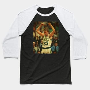 Larry Bird - Vintage Design Of Basketball Baseball T-Shirt